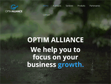 Tablet Screenshot of optim-alliance.com
